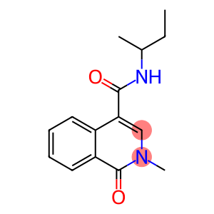 4-Isoquinolinecarboxamide, 1,2-dihydro-2-methyl-N-(1-methylpropyl)-1-oxo-