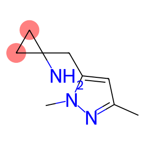 1-((1,3-Dimethyl-1h-pyrazol-5-yl)methyl)cyclopropan-1-amine