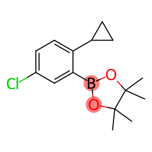 2-(5-chloro-2-cyclopropylphenyl)-4,4,5,5-tetramethyl-1,3,2-dioxaborolane