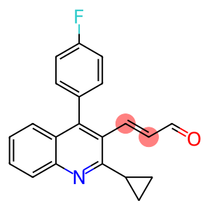 (E)-3-[2-环丙基-4-(4-氟苯基)-3-喹啉-2-丙烯醛