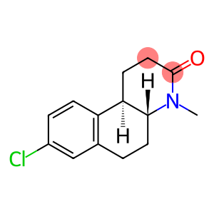 Benzo[f]quinolin-3(2H)-one, 8-chloro-1,4,4a,5,6,10b-hexahydro-4-methyl-, (4aR,10bR)-