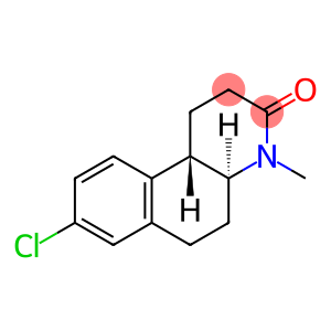 Benzo[f]quinolin-3(2H)-one, 8-chloro-1,4,4a,5,6,10b-hexahydro-4-methyl-, (4aS,10bS)-