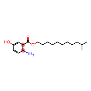 Benzoic acid, 2-amino-5-hydroxy-, 10-methylundecyl ester