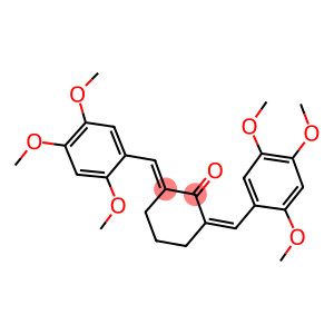 2,6-bis(2,4,5-trimethoxybenzylidene)cyclohexanone