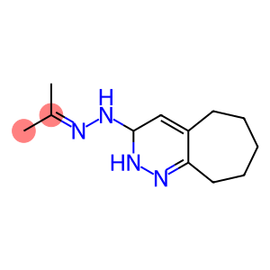 2-Propanone, 2-(3,5,6,7,8,9-hexahydro-2H-cyclohepta[c]pyridazin-3-yl)hydrazone