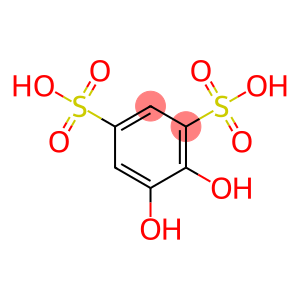 4,5-dihydroxybenzene-1,3-disulphonic acid