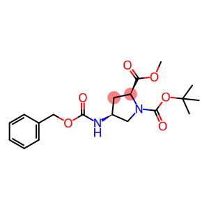 (2S,4S)-1-叔丁基 2-甲基 4-((((苄氧基)羰基)氨基)吡咯烷-1,2-二羧酸酯