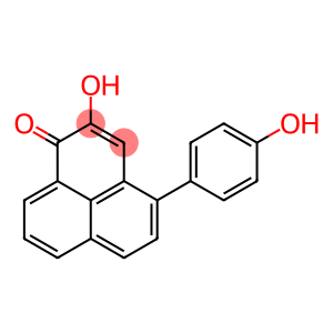 2-羟基-4-(4-羟基苯基)-1H-萘嵌苯-1-酮