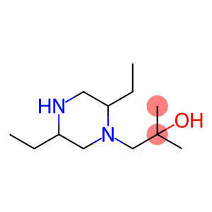 1-(2,5-diethylpiperazin-1-yl)-2-methylpropan-2-ol