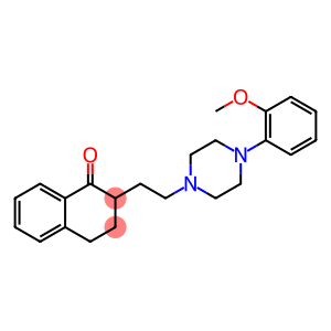 3,4-Dihydro-2-[2-[4-(2-methoxyphenyl)-1-piperazinyl]ethyl]-1(2H)-naphthalenone