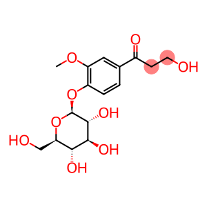 1-Propanone, 1-[4-(β-D-glucopyranosyloxy)-3-methoxyphenyl]-3-hydroxy-