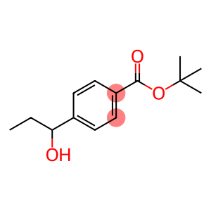 Benzoic acid, 4-(1-hydroxypropyl)-, 1,1-dimethylethyl ester (9CI)