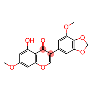 4H-1-Benzopyran-4-one, 5-hydroxy-7-methoxy-3-(7-methoxy-1,3-benzodioxol-5-yl)-