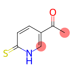 Ethanone, 1-(1,6-dihydro-6-thioxo-3-pyridinyl)- (9CI)