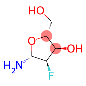 beta-D-Ribofuranosylamine, 2-deoxy-2-fluoro- (9CI)