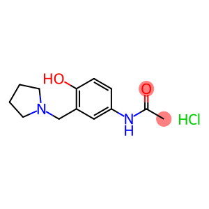 N-(4-Hydroxy-3-(pyrrolidin-1-ylmethyl)phenyl)acetamide Hydrochloride