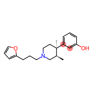 Phenol, 3-[(3R,4R)-1-[3-(2-furanyl)propyl]-3,4-dimethyl-4-piperidinyl]-, rel-