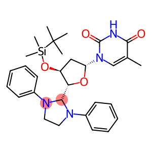 3'-O-(TBDMS)-5'-DEOXY-5'-(1,3-DIPHENYL-2-IMIDAZOLIDINYL)THYMIDINE