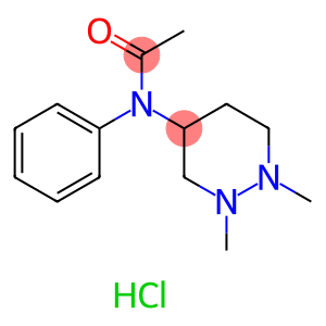 N-(1,2-dimethyldiazinan-4-yl)-N-phenyl-acetamide hydrochloride