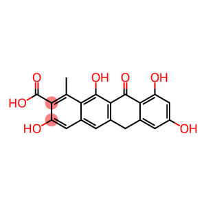 2-Naphthacenecarboxylic acid, 6,11-dihydro-3,8,10,12-tetrahydroxy-1-methyl-11-oxo-