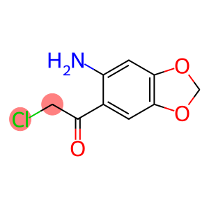 Ethanone, 1-(6-amino-1,3-benzodioxol-5-yl)-2-chloro- (9CI)