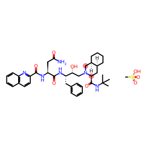 沙奎那韦甲磺酸盐
