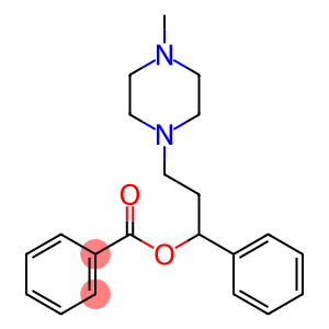 [3-(4-methylpiperazin-1-yl)-1-phenyl-propyl] benzoate