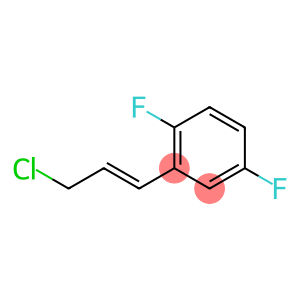 (E)-2-(3-Chloroprop-1-en-1-yl)-1,4-difluorobenzene