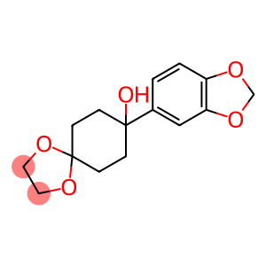 1,4-Dioxaspiro[4.5]decan-8-ol, 8-(1,3-benzodioxol-5-yl)-