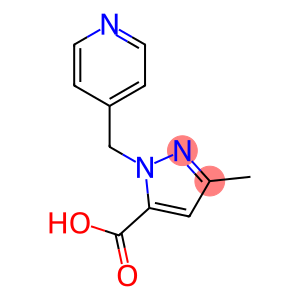 3-Methyl-1-(pyridin-4-ylmethyl)-1H-pyrazole-5-carboxylic acid