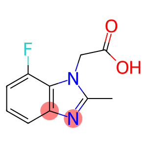 2-(7-Fluoro-2-methyl-1H-1,3-benzodiazol-1-yl)acetic acid