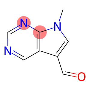 7-METHYL-7H-PYRROLO[2,3-D]PYRIMIDINE-5-CARBALDEHYDE