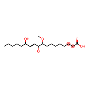 13-Hydroxy-9-methoxy-10-oxo-11-octadecenoic acid