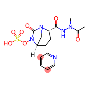 PYRIDINIUM (2S,5R)-N'-ACETYL-N'-METHYL-7-OXO-6-(SULFOOXY)-1,6-DIAZABICYCLO[3.2.1]-OCTANE-2-CARBOHYDR