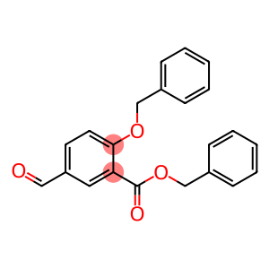 Benzoic acid, 5-formyl-2-(phenylmethoxy)-, phenylmethyl ester