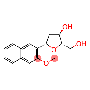 D-erythro-Pentitol, 2,5-anhydro-4-deoxy-5-C-(3-methoxy-2-naphthalenyl)-, (5S)-