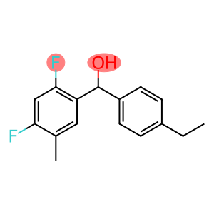 α-(4-Ethylphenyl)-2,4-difluoro-5-methylbenzenemethanol