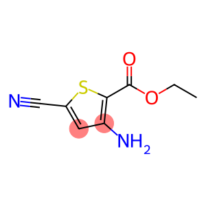 2-Thiophenecarboxylicacid,3-amino-5-cyano-,ethylester(9CI)