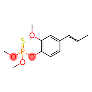 Phosphorothioic acid, O-[2-methoxy-4-(1-propenyl)phenyl] O,O-dimethyl ester (9CI)
