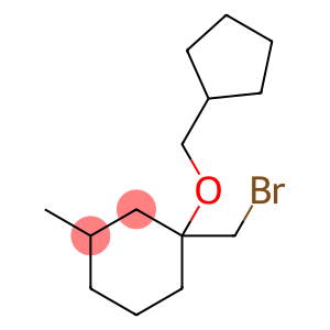 1-(Bromomethyl)-1-(cyclopentylmethoxy)-3-methylcyclohexane