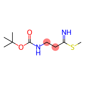 Propanimidothioic acid, 3-[[(1,1-dimethylethoxy)carbonyl]amino]-, methyl ester