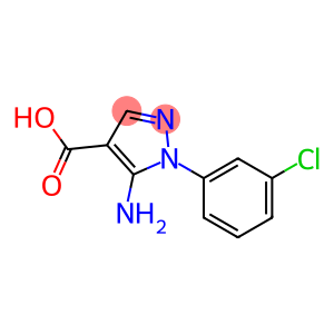 5-氨基-1-(3-氯苯基)-1h-吡唑-4-羧酸