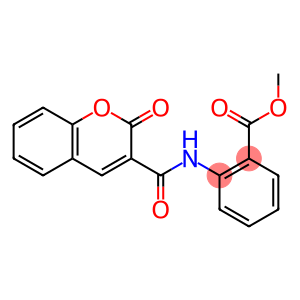 methyl 2-(2-oxo-2H-chromene-3-carboxamido)benzoate