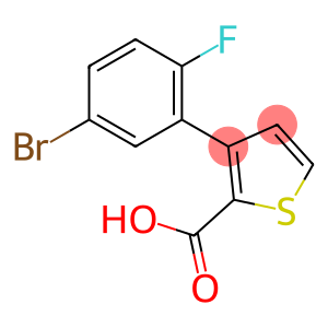 2-Thiophenecarboxylic acid, 3-(5-bromo-2-fluorophenyl)-