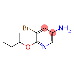 3-Pyridinamine, 5-bromo-6-(1-methylpropoxy)-