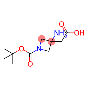 2-(3-Amino-1-(tert-butoxycarbonyl)azetidin-3-yl)acetic acid