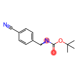 Carbamic acid, N-[(4-cyanophenyl)methylene]-, 1,1-dimethylethyl ester