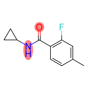 N-cyclopropyl-2-fluoro-4-methylbenzamide