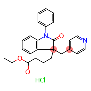 2,3-dihydro-2-oxo-1-phenyl-3-(4-pyridinylmethyl)-1H-indole-3-butanoic acid ethyl ester