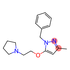 1-benzyl-3-methyl-5-(2-pyrrolidin-1-yl-ethoxy)-1H-pyrazole